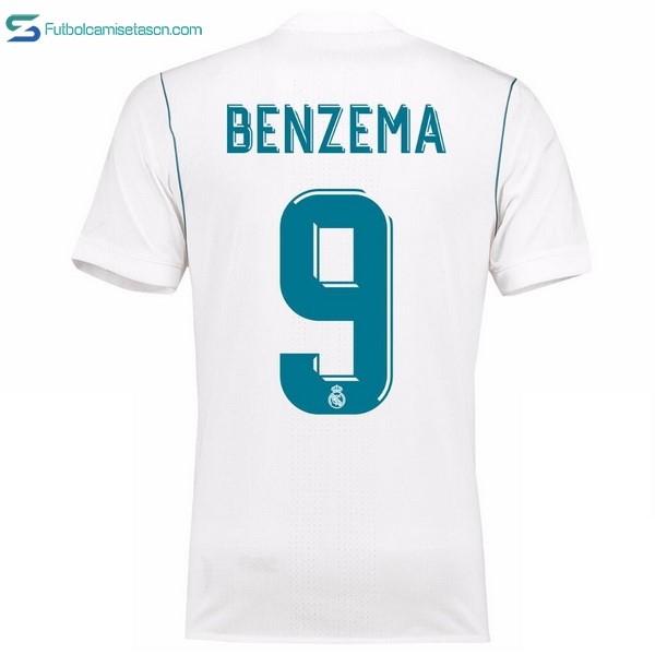 Camiseta Real Madrid 1ª Benzema 2017/18